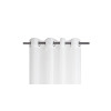 Firana z kółkami pasek SIMPLE CHIC 140x270 biały
